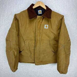 Carhartt Sandstone Jacket Arctic Quilt Lined Mens XL J02 BRN Brown